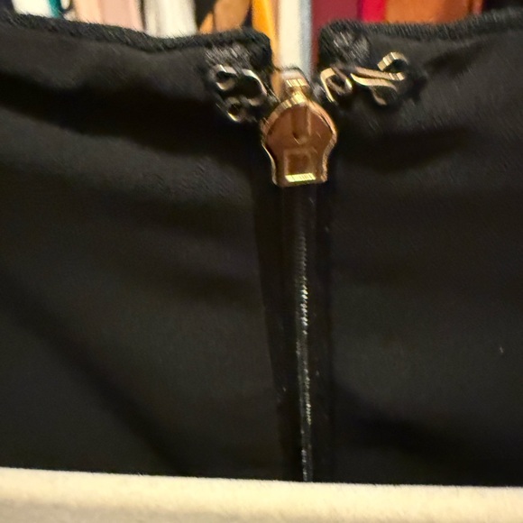 Tory Burch Azalea Black Dress Size 14 - Picture 5 of 6